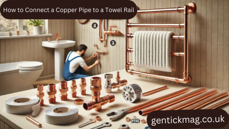 How to Connect a Copper Pipe to a Towel Rail