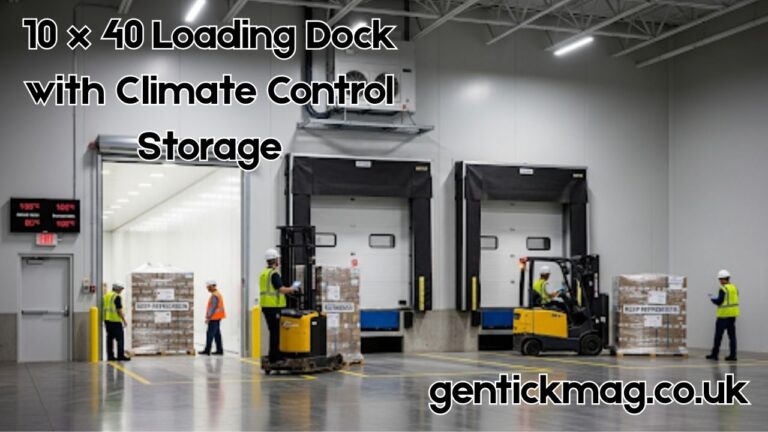 10 x 40 Loading Dock with Climate Control Storage