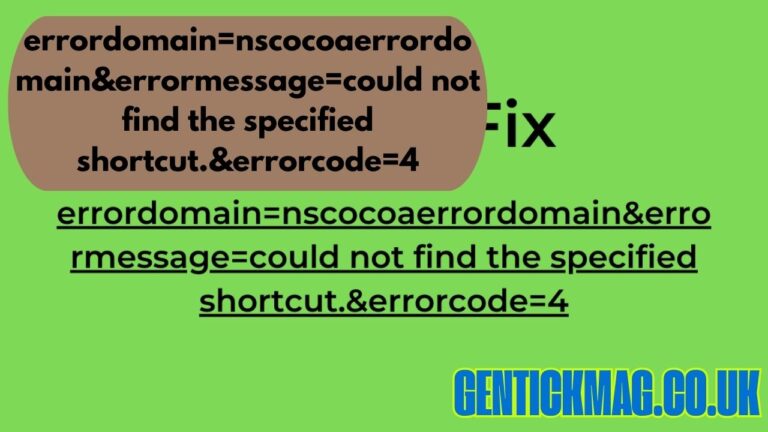 errordomain=nscocoaerrordomain&errormessage=could not find the specified shortcut.&errorcode=4