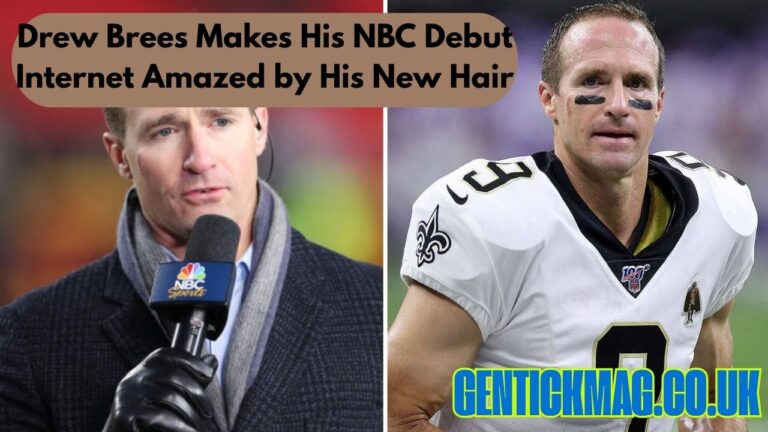 Drew Brees Makes His NBC Debut Internet Amazed by His New Hair